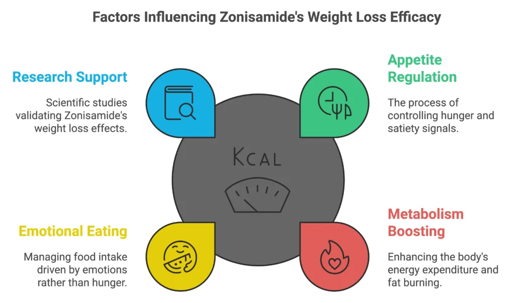 Factors Influencing Zonisamide's Weight Loss Efficacy