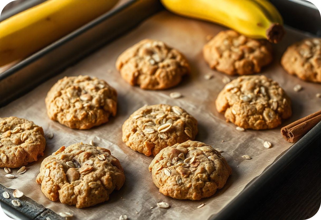 3 Ingredient Banana Weight Loss Cookies