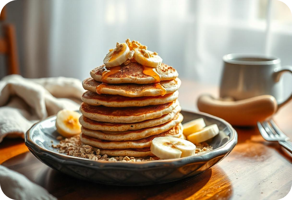 3 Ingredient Banana Weight Loss pancakes 